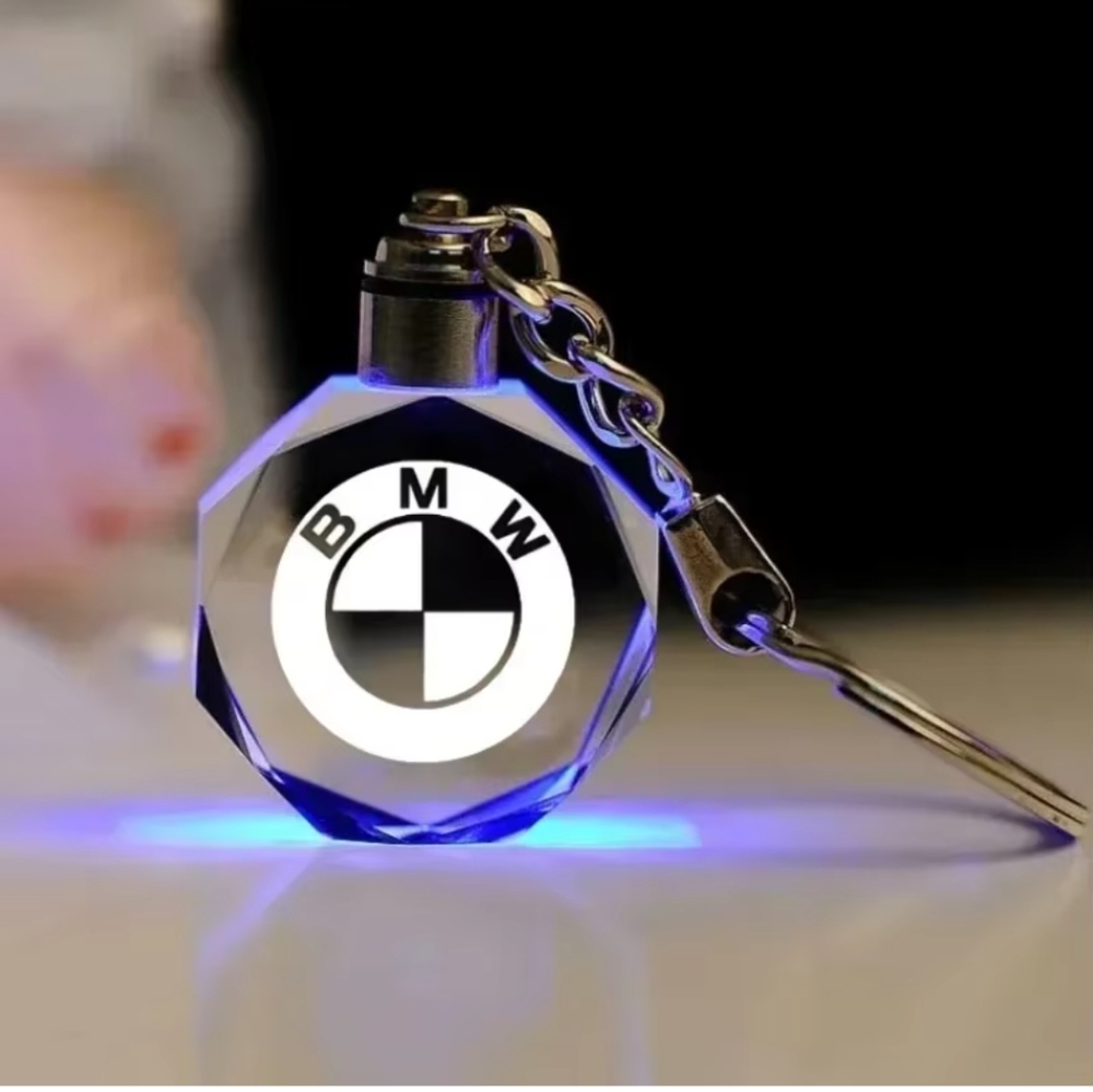 BMW Led Light up Keychain